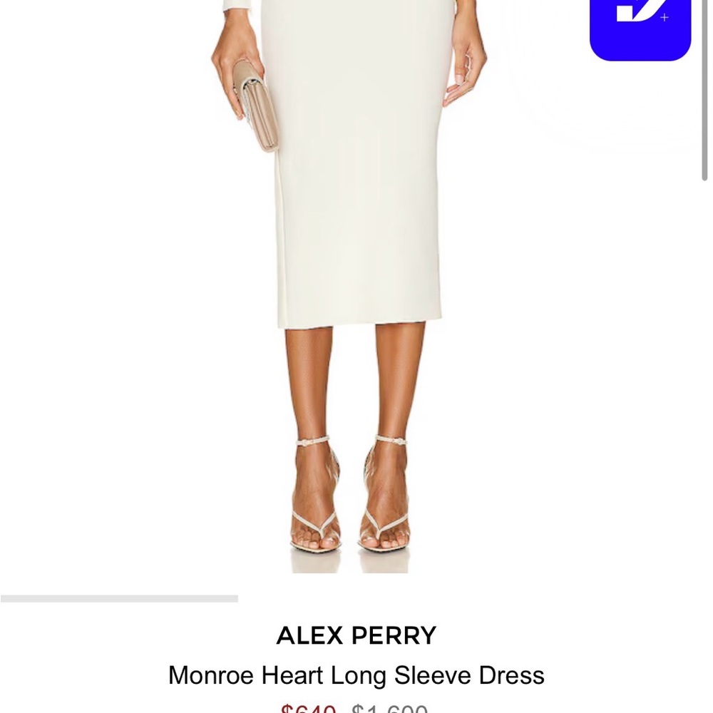 Alex Perry Monroe Heart-Cut Dress - Picture 4 of 9